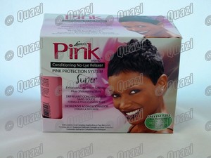 Pink Oil Moisturizing No lye relaxer kit super